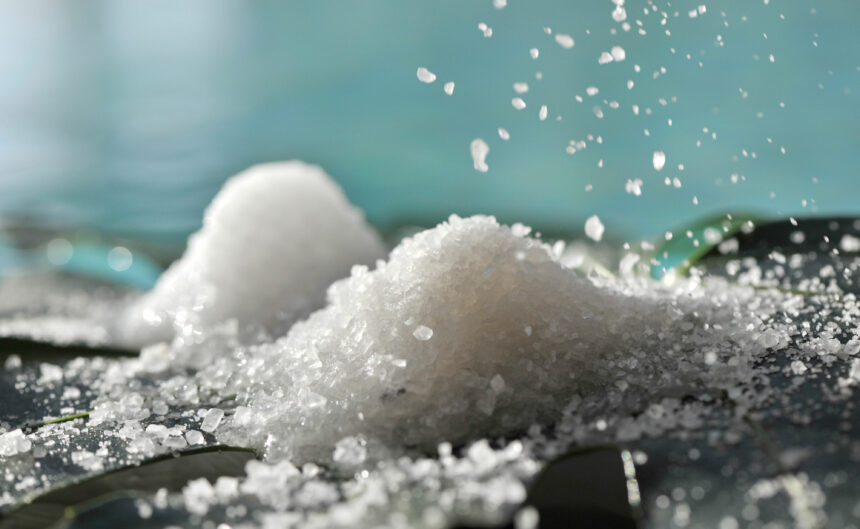 Natürliches Salz als Inhaltsstoff der Naturheilsole